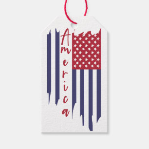 Amerikanische Flagge Geschenkanhänger