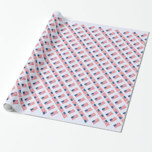 Amerikanische Flagge Geschenkpapier