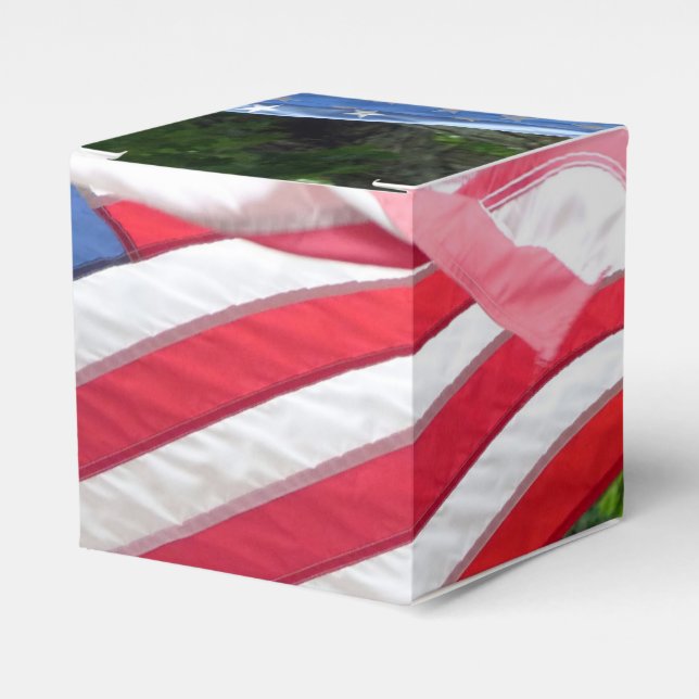 Amerikanische Flagge Geschenkschachtel (Vorderseite)