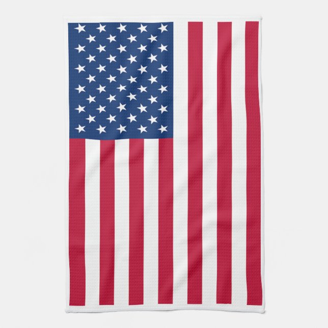 Amerikanische Flagge Geschirrtuch (Vertikal)