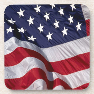 Amerikanische Flagge Getränkeuntersetzer