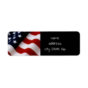 Amerikanische Flagge gewellt
