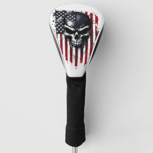 Amerikanische Flagge Golf Headcover (Vorderseite)