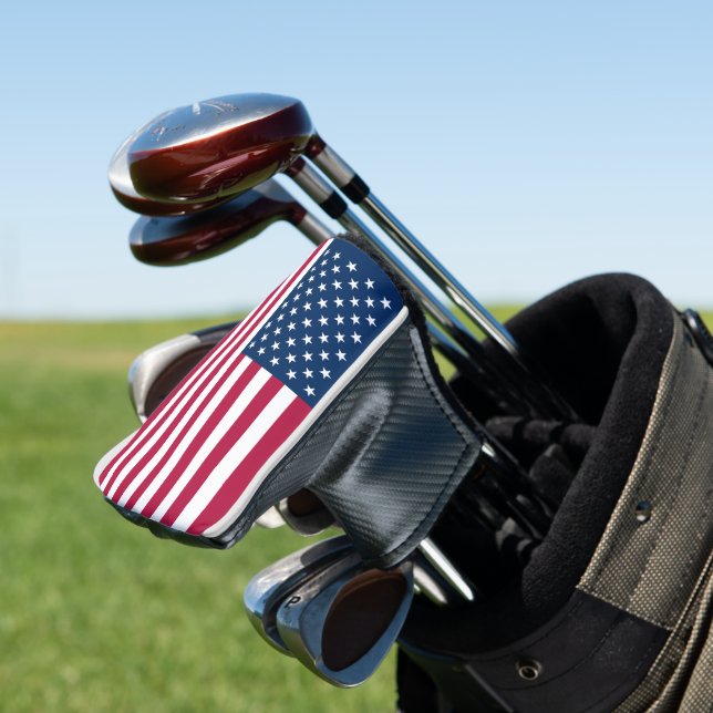 Amerikanische Flagge Golf Headcover (In Situ)