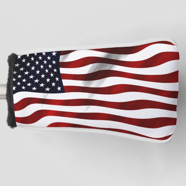 Amerikanische Flagge Golf Headcover (Vorderseite)