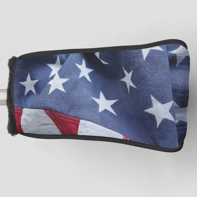 Amerikanische Flagge Golf Headcover (Vorderseite)