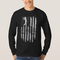 Amerikanische Flagge Golfkleidung Golfer Vintage G