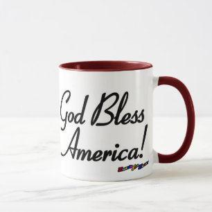 Amerikanische Flagge - Gott segne Amerika! Tasse