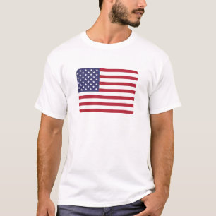 Amerikanische Flagge Grafiken 4. Juli T-Shirt