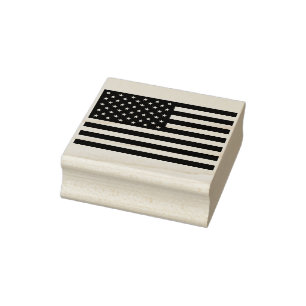 Amerikanische Flagge Gummistempel