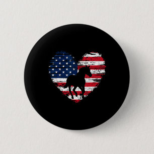 Amerikanische Flagge Herbst 4. Juli Usa Patrioti Button
