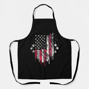 Amerikanische Flagge Herren USA Kleinkind Amerikan Schürze