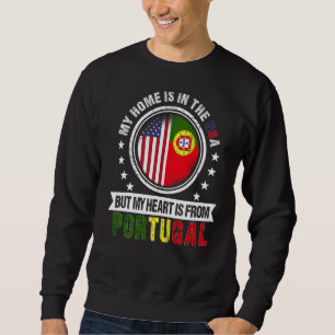 Amerikanische Flagge Herz Portgual American P Sweatshirt