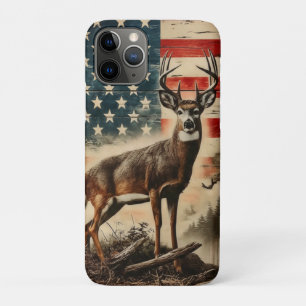 Amerikanische Flagge Hirsch Golf Patriotischer Bo Case-Mate iPhone Hülle