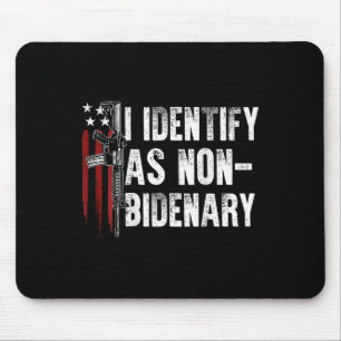 Amerikanische Flagge I als nicht bidenarisch (auf Mousepad