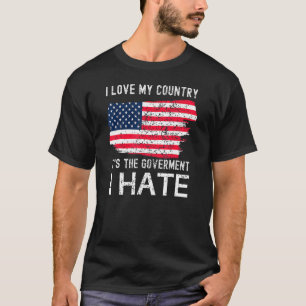 Amerikanische Flagge I Liebe mein Land Es ist die  T-Shirt