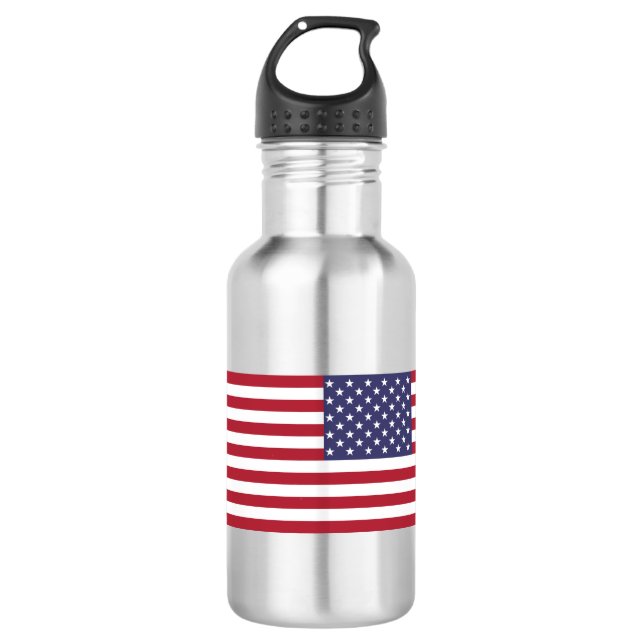 Amerikanische Flagge Iglu Beverage Cooler Edelstahlflasche (Vorderseite)