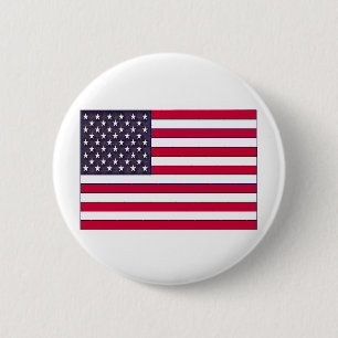 Amerikanische Flagge (Ihr Text) Button