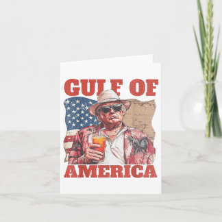 Amerikanische Flagge im Golf von Amerika Karte