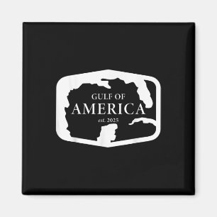Amerikanische Flagge im Golf von Merica Magnet