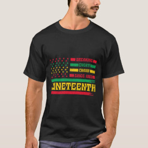 Amerikanische Flagge im Juni 1990 bricht jede Stun T-Shirt