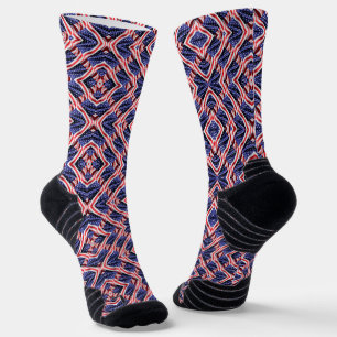 Amerikanische Flagge im Wind Waving-Banner gefixt Socken