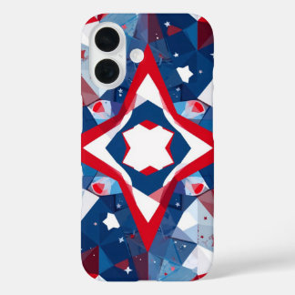 Amerikanische Flagge inspiriert iPhone 16 Hülle
