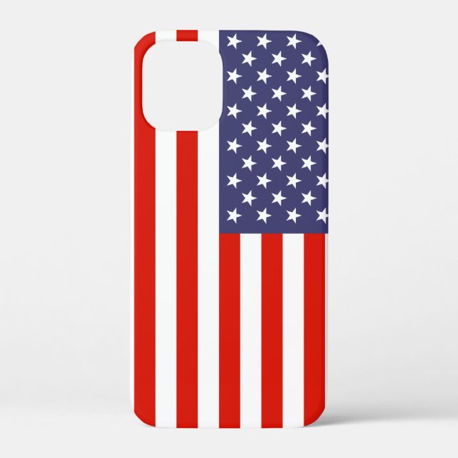 Amerikanische Flagge iPhone 12 Mini-Fall Case-Mate iPhone Hülle (Rückseite)