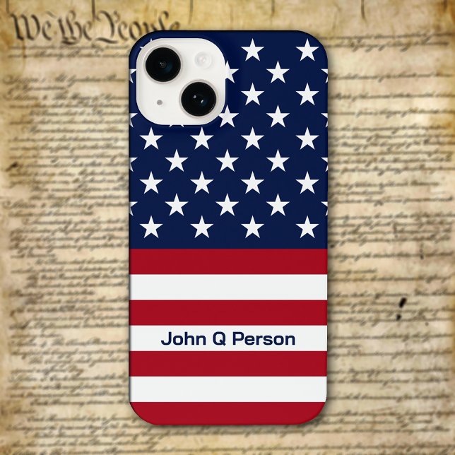 Amerikanische Flagge iPhone Hülle (Von Creator hochgeladen)