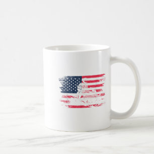 Amerikanische Flagge Jet Ski für Frauen Kinder Män Kaffeetasse