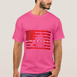 Amerikanische Flagge Jiu - Jitsu Apparel - Jiu Jit T-Shirt