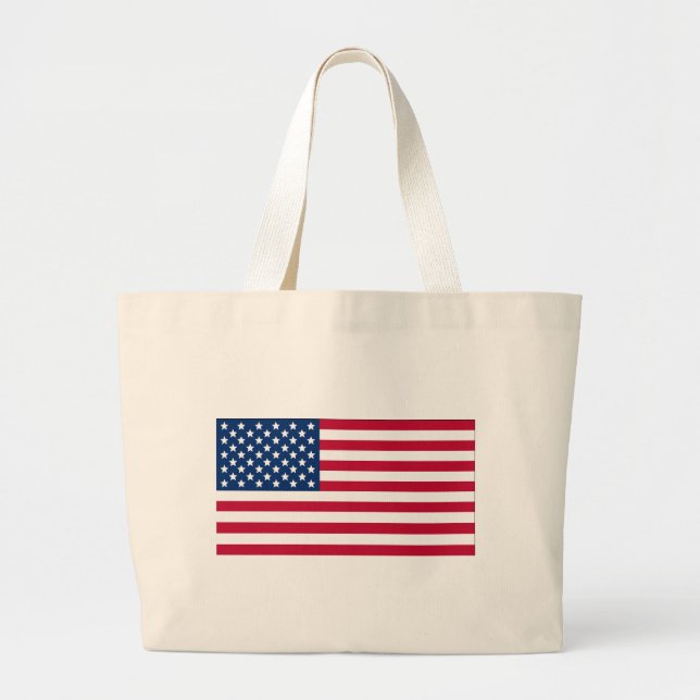Amerikanische Flagge Jumbo Stoffbeutel (Vorne)