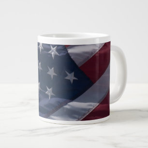 Amerikanische Flagge. Jumbo-Tasse