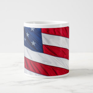 Amerikanische Flagge Jumbo-Tasse