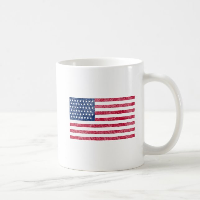 Amerikanische Flagge Kaffeetasse (Rechts)