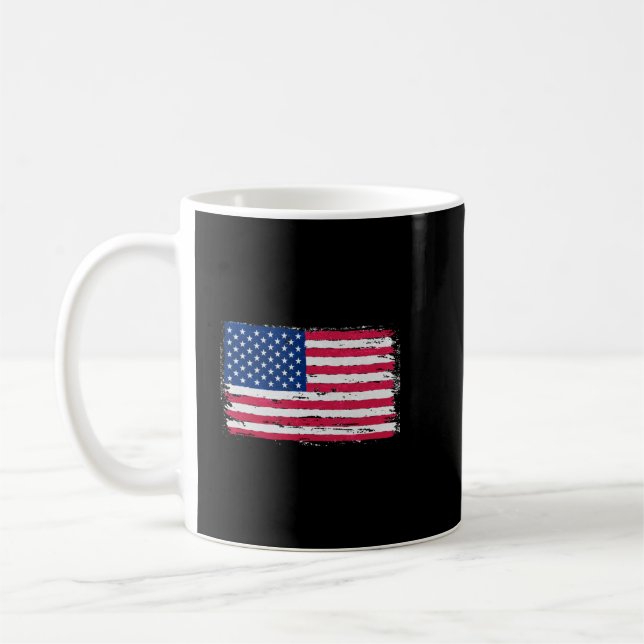 Amerikanische Flagge Kaffeetasse (Links)