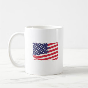 Amerikanische Flagge Kaffeetasse