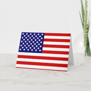 Amerikanische Flagge Karte
