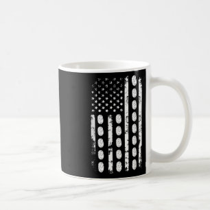 Amerikanische Flagge Kartoffel Essen USA Patriotis Kaffeetasse