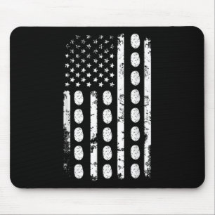 Amerikanische Flagge Kartoffel Essen USA Patriotis Mousepad