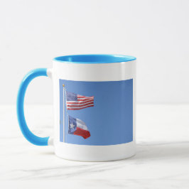 Amerikanische Flagge kennzeichnet Tasse