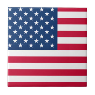 Amerikanische Flagge Keramikfliese Patriotisch