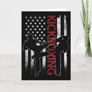 Amerikanische Flagge Kickboxen Bekleidung Us Flagg Karte