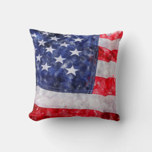 Amerikanische Flagge Kissen
