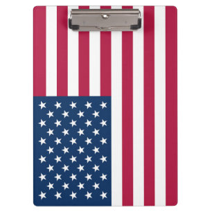 Amerikanische Flagge Klemmbrett