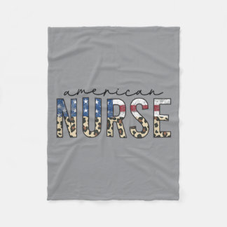 Amerikanische Flagge Krankenpfleger Tag Geschenke Fleecedecke