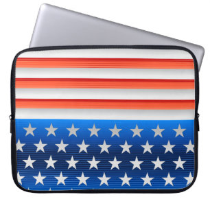 Amerikanische Flagge Laptopschutzhülle