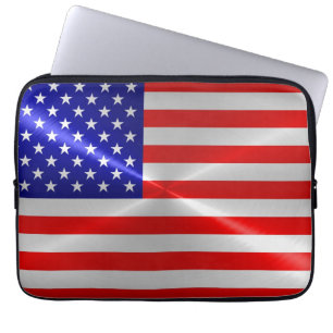Amerikanische Flagge Laptopschutzhülle