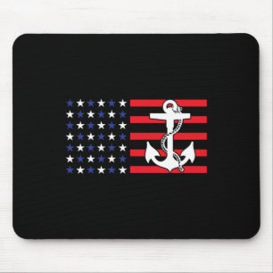 Amerikanische Flagge Ld Adler Usa Patriotisch 4. J Mousepad