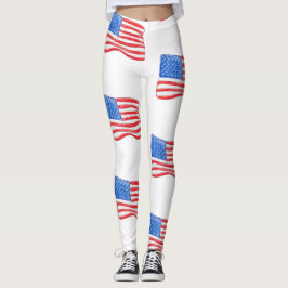 Amerikanische Flagge Leggings